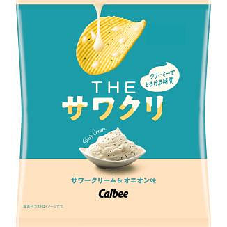 [Japan Direct Mail] Calbee THE SAWAKURI Limited Sour Cream & Onion Flavor 50 g