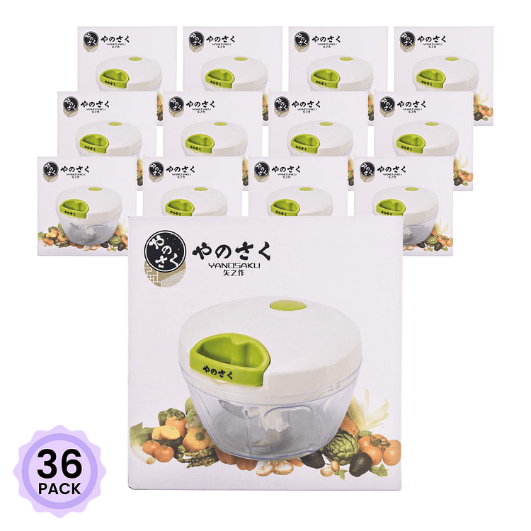 Yanosaku Garlic Manual Food Chopper 1 count*36 pack