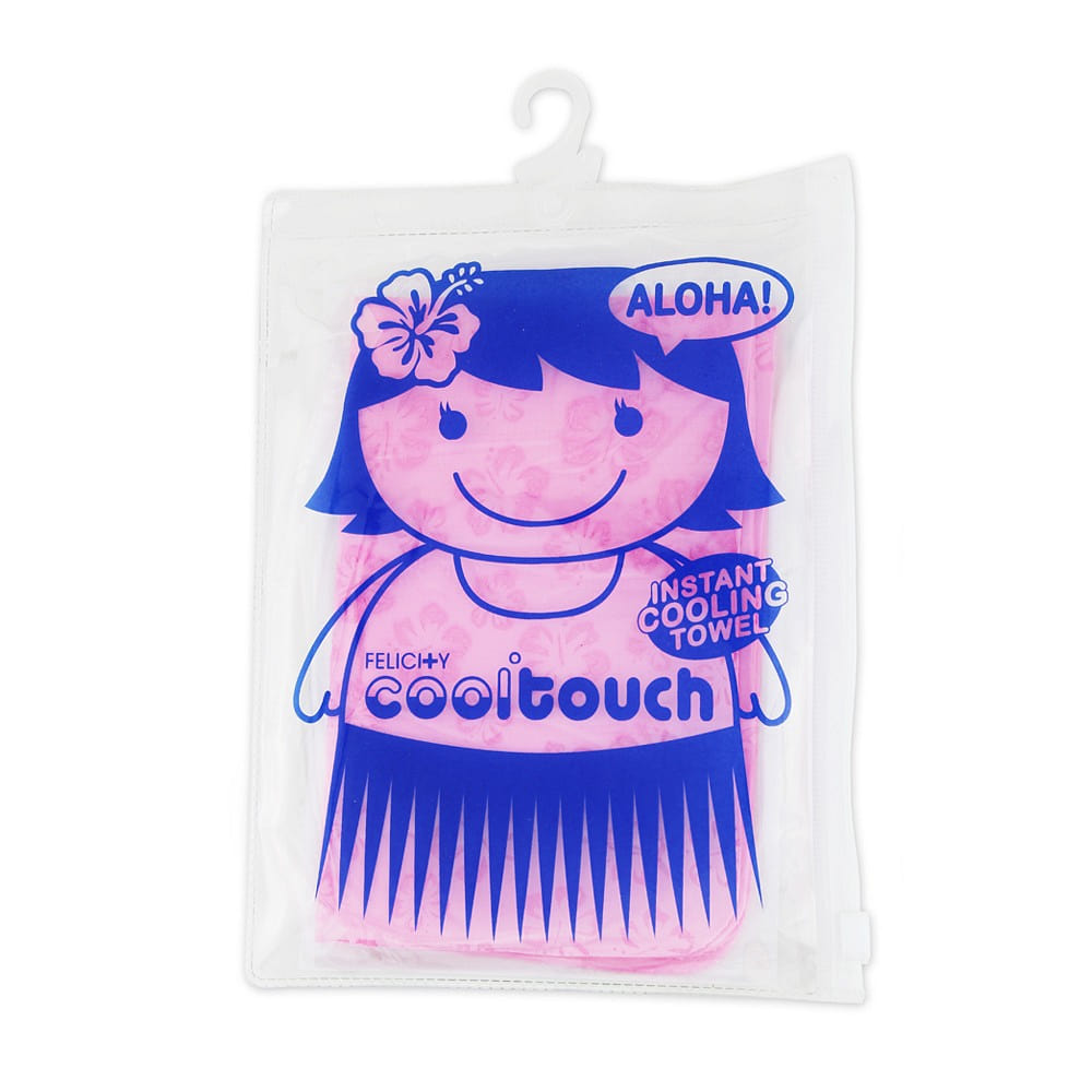 Cool Touch - Instant Cooling Towel - Pink Hibiscus 1 each