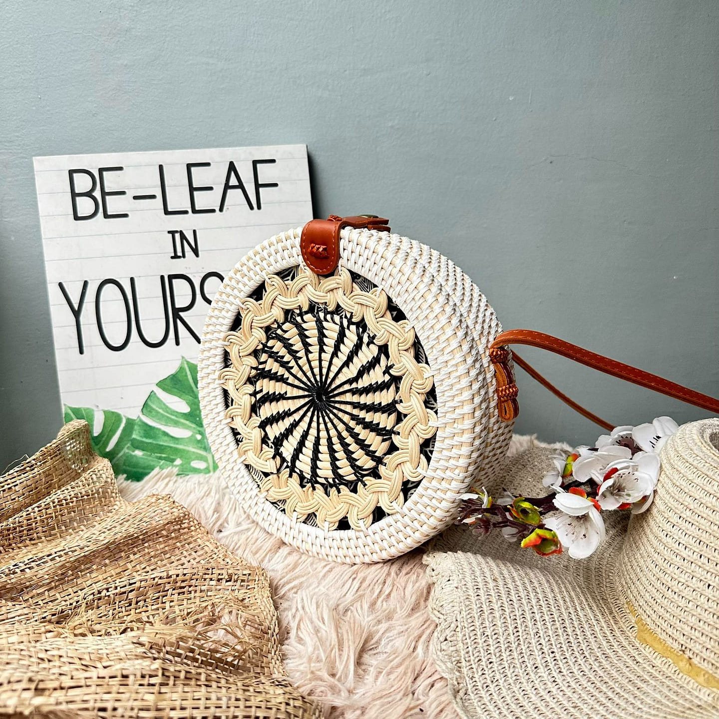 Rattan Bag White Style 53 33.99 each