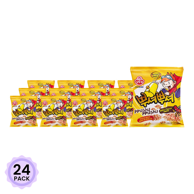 不倒翁 韩式干脆面 烧烤味 90 克*24 包