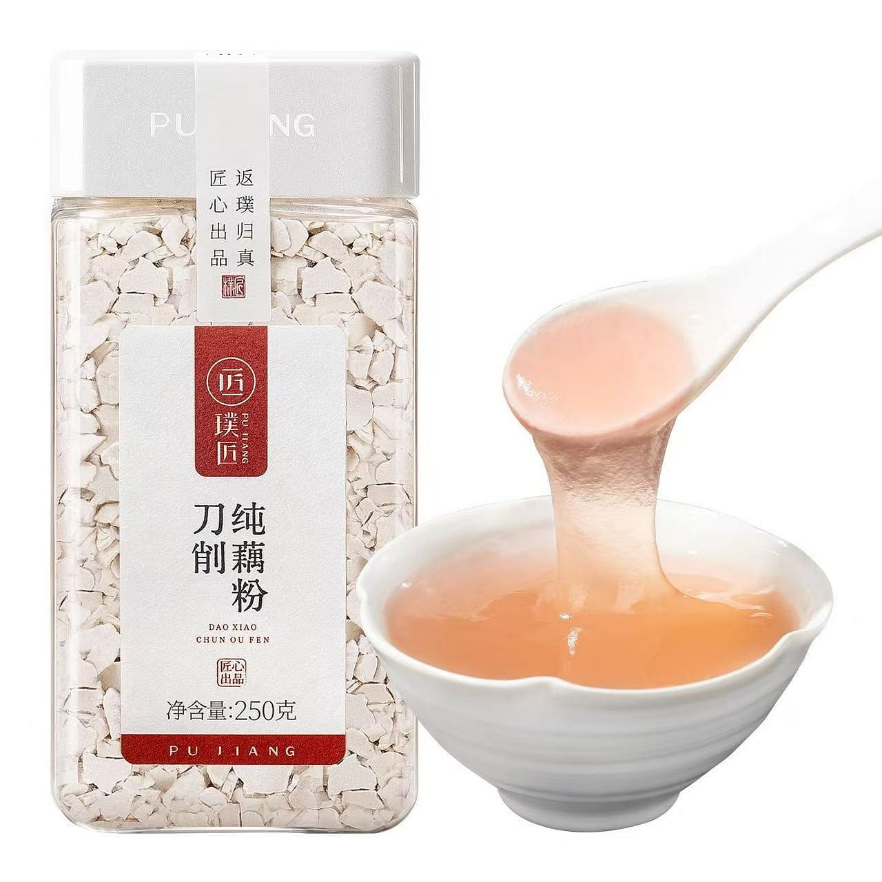 Pujang Handmade Knife-Cut Pure Lotus Powder 250g 250 g