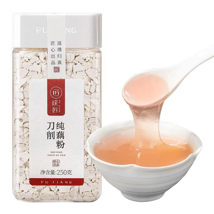 璞匠手工刀削纯藕粉250g*1罐 250 克