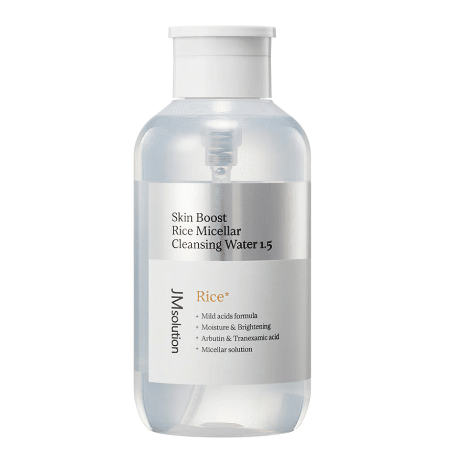 JM SOLUTION SKIN BOOST RICE MICELLAR CLEANSING WATER 1.5 500 ml