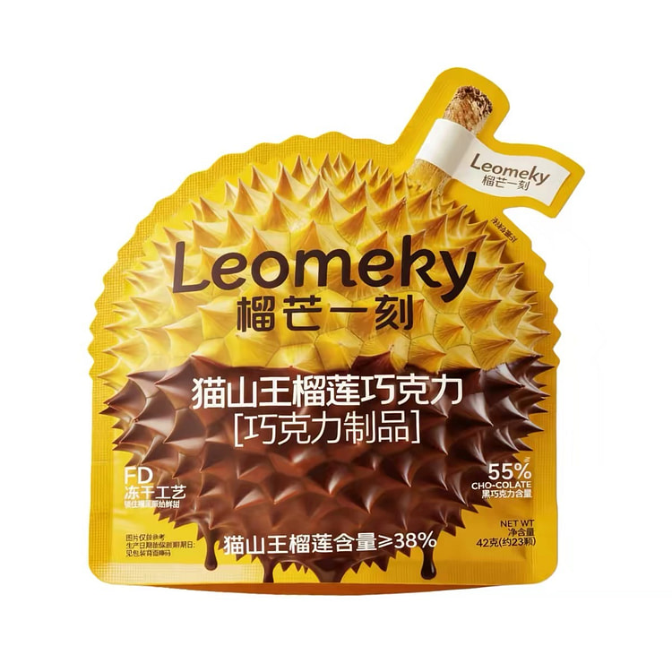 Durian & Mango Moment Musang King Durian Chocolate 60 g