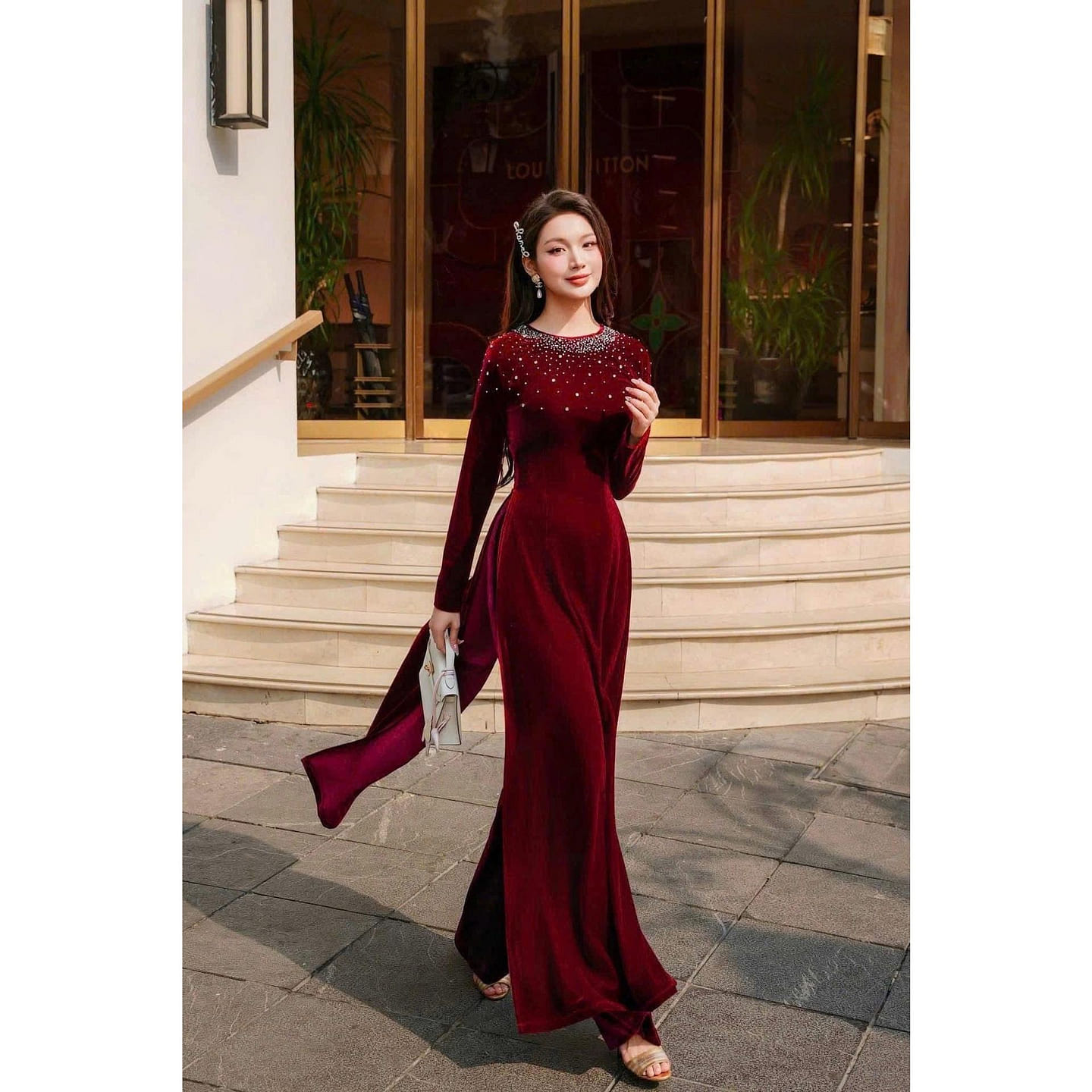 Cocolili Size M H327 Silk Ao Dai 1 each