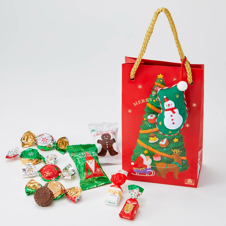 Morozoff 2025 Christmas Chocolate Bag 9pcs Red 1 each