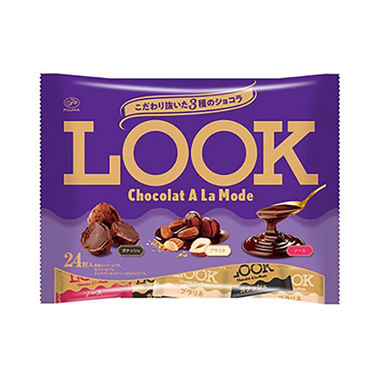 Sô cô la FUJIYA LOOK Mix 3 vị 24 miếng