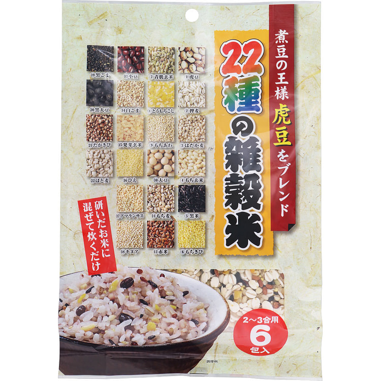 22 Kinds Mixed Multigrain Rice 25g*6pcs 1 each