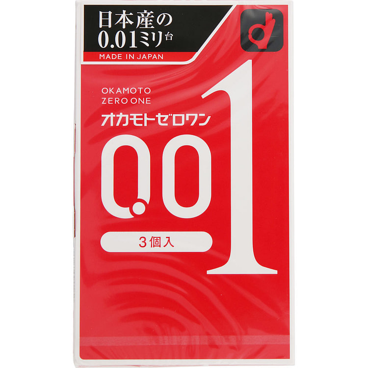 Okamoto 001 Condoms 3pcs 1 each