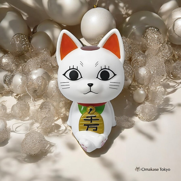 招财猫存钱罐 白色 600 克