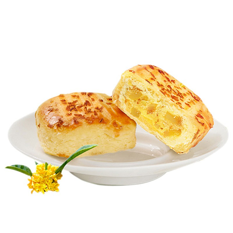 【美国直邮】嘉华 桂花栗子酥 鲜花饼云南特产 1个