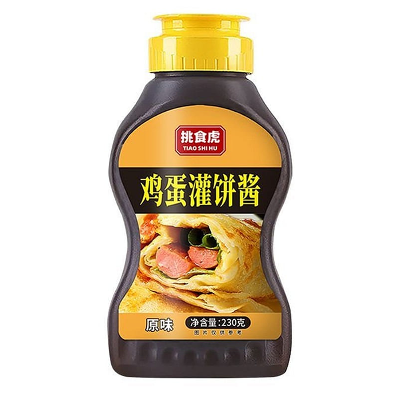 Egg-stuffed pancake sauce, original flavour, 230 g