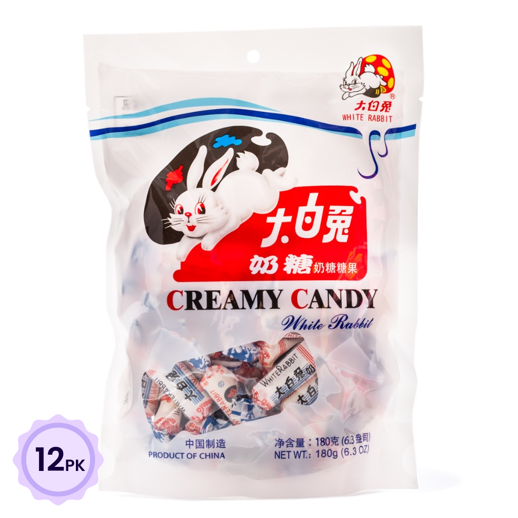Get [Pack of 12] White Rabbit Creamy Candy 180 g Delivered | Weee ...