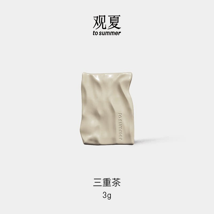观夏|水波纹固体香膏 三重茶 1 份