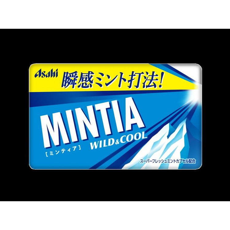 Asahi MINTIA Wild & Cool Mint 50pcs 7g 1 count
