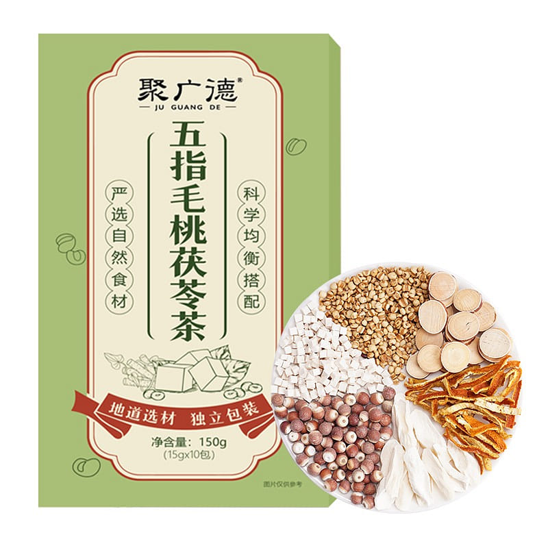 Juguangde Five Finger Poria Tea 10 Bags 150 g