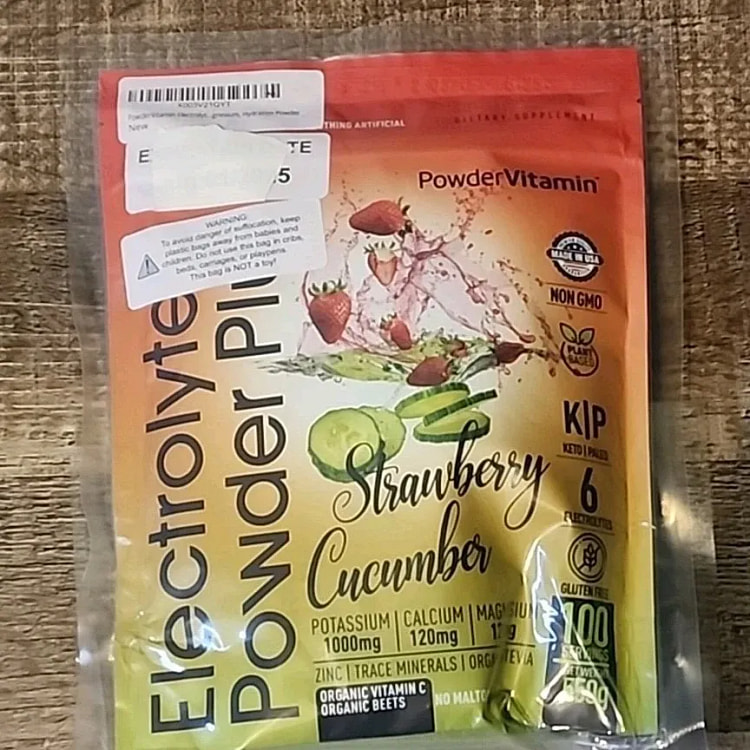 PowderVitamin Electrolytes Plus, Strawberry Cucumb 1 pack