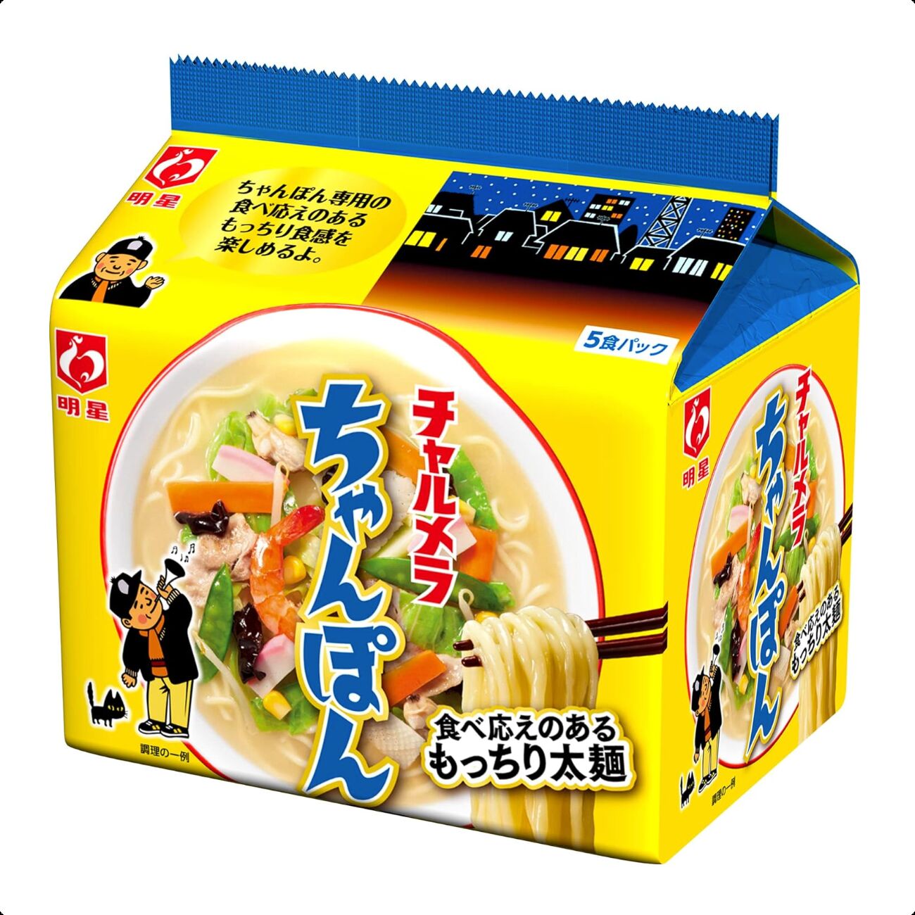 のんちゃん　むうちゃん　専用 Myojo Charumera Champon 5-meal pack (485g) - Weee!