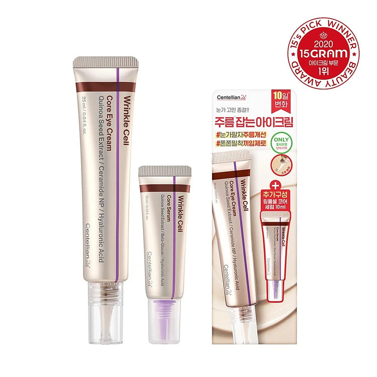 Centellian24 WrinkleCoreEyeCream25ml+CoreSerum10ml 1 each