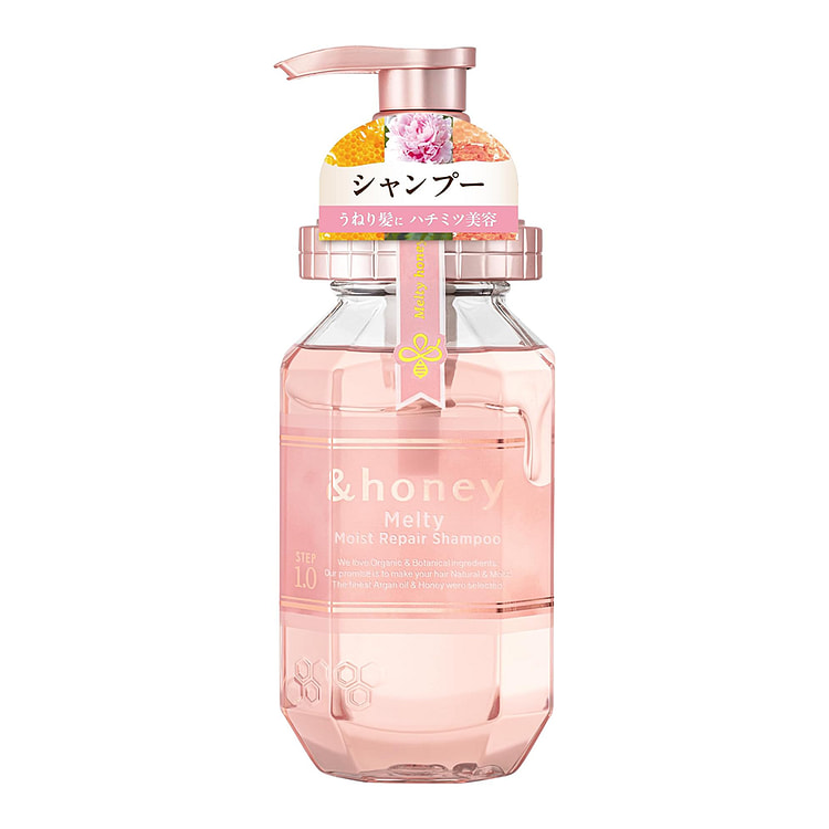 &honey アンドハニー メルティ モイストリペア シャンプー1.0 440ml ピュアローズハニーの香り