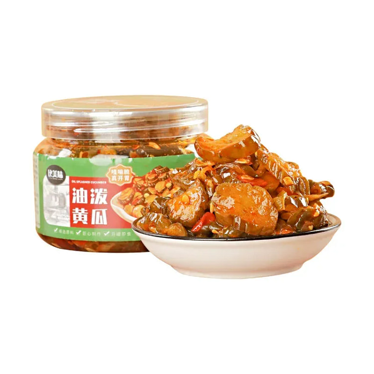 More delicious oil-splashed cucumber 200g*1 jar 200 g