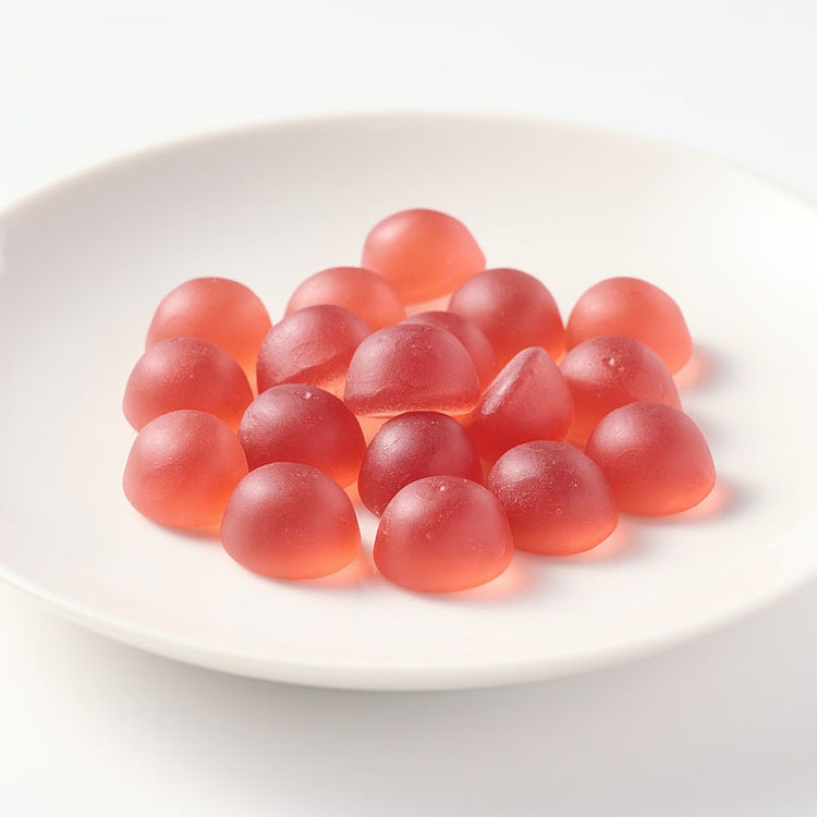 muji blood orange gummy candy 61g