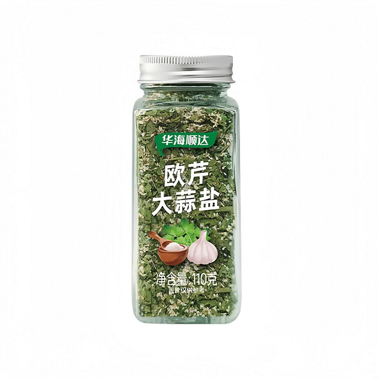 华海顺达 欧芹大蒜盐复合调味料 110g*1瓶 110 克