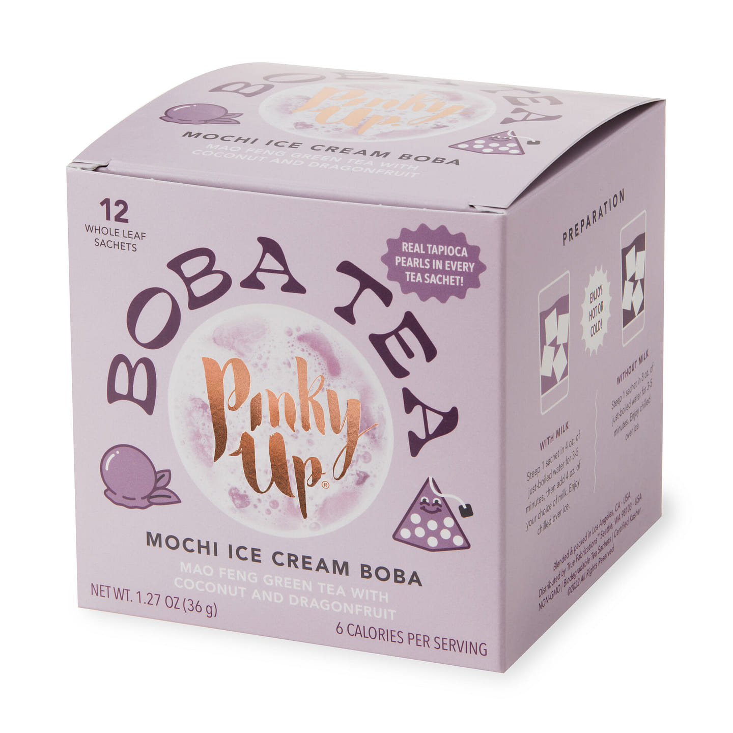 Mochi Ice Cream Boba Tea In Sachets by Pinky Up 1 份