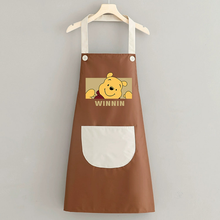 Cartoon waterproof and oilproof household kitchen apron catering special wo
