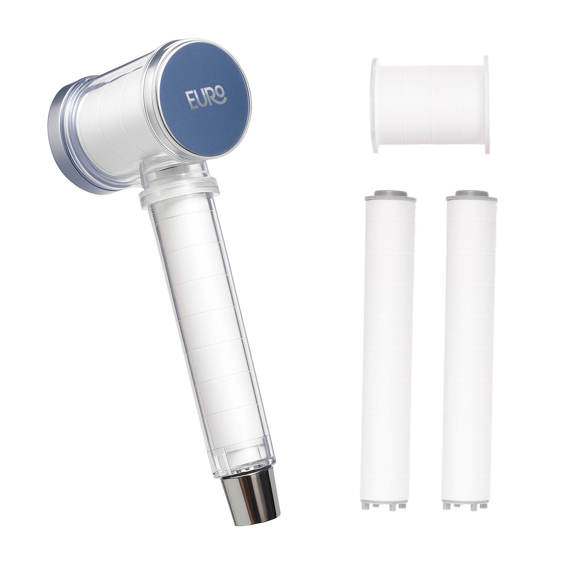 ESL Dual-Filtered Shower Head (Blue) 1 pack