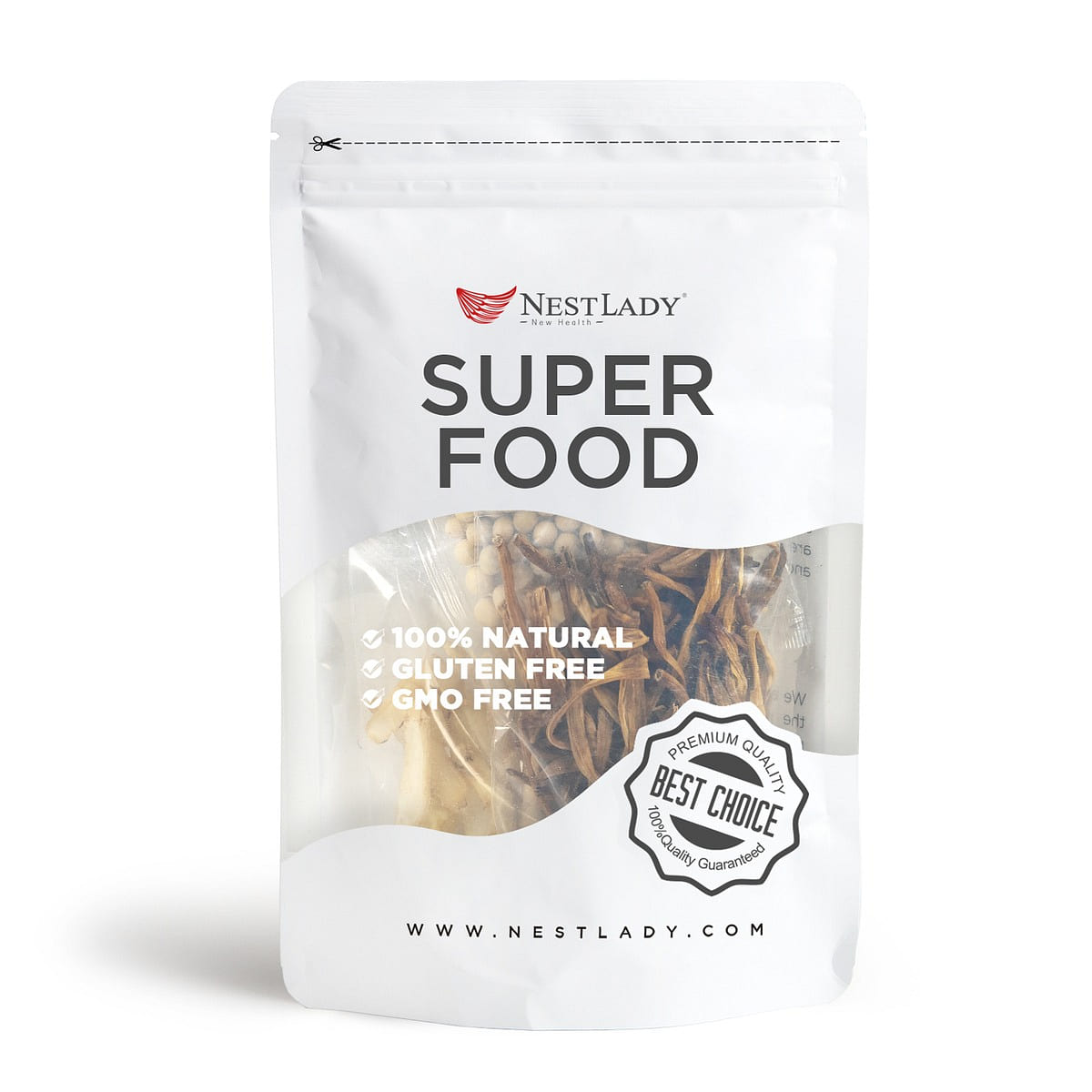 NESTLADY White Lotus Seeds, Kudzu Root, and Daylil 80 g