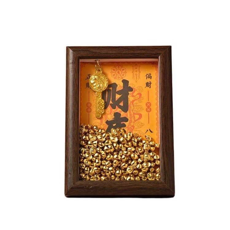 灵隐仙踪 财库相框钥匙财神开库补库貔貅 1份 1 份