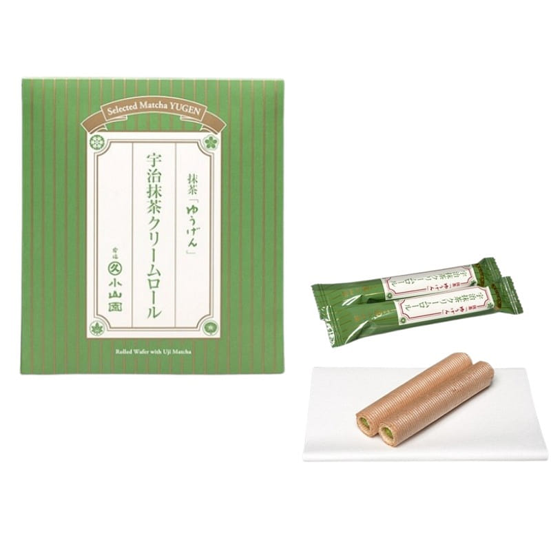 Marukyu Koyamaen Uji Matcha Cream Roll 10 rolls 1 box