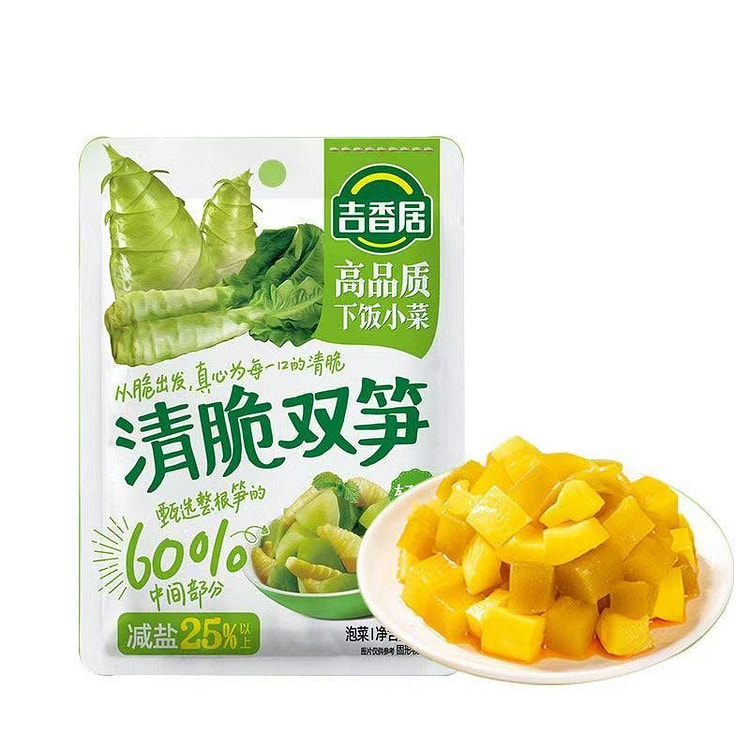 JiXiangJu Crispy Bamboo Shoots 25g x 7 Packs 7 pack