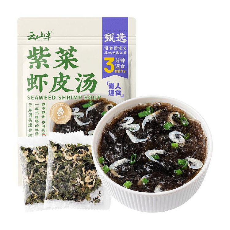 云山半裙带菜虾皮汤60g*2袋