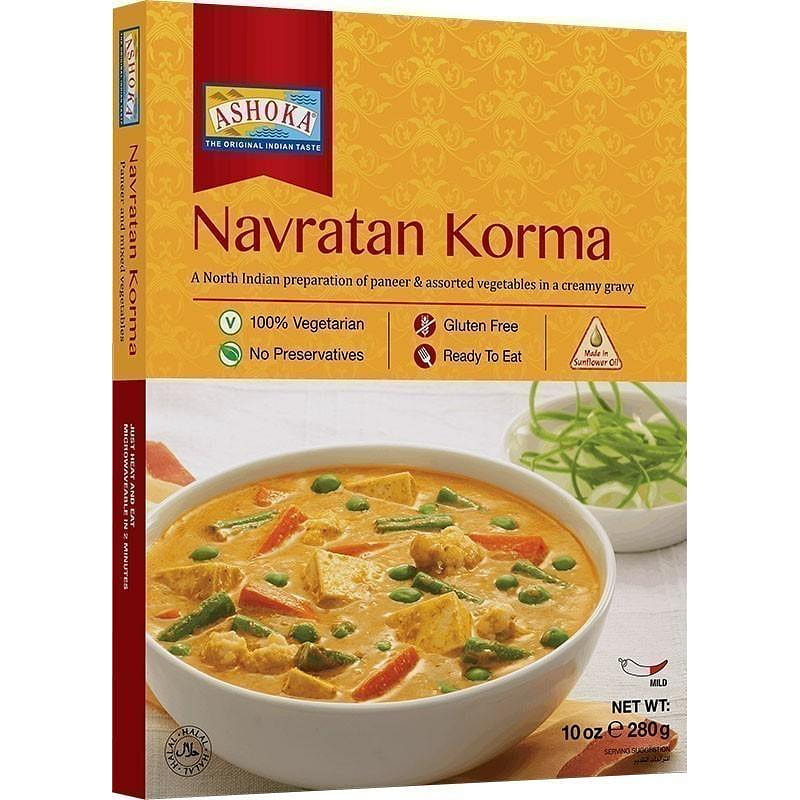 Ashoka Navratan Korma (Ready-to-Eat), 10 oz box 10 oz