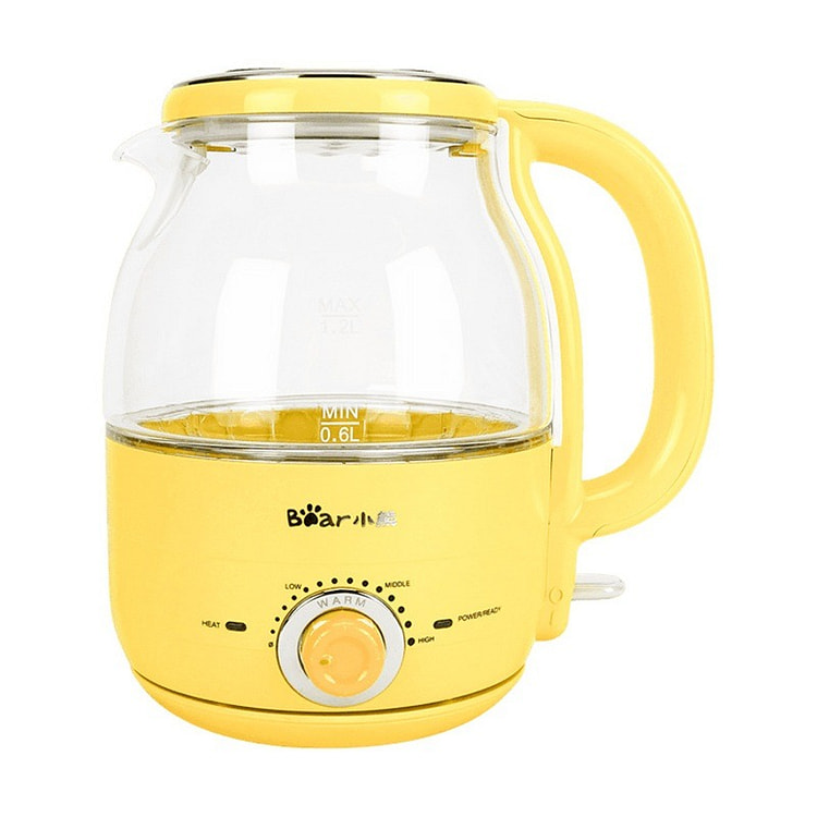 Electric Tea Kettle Glass 1.2L 110V 1 each