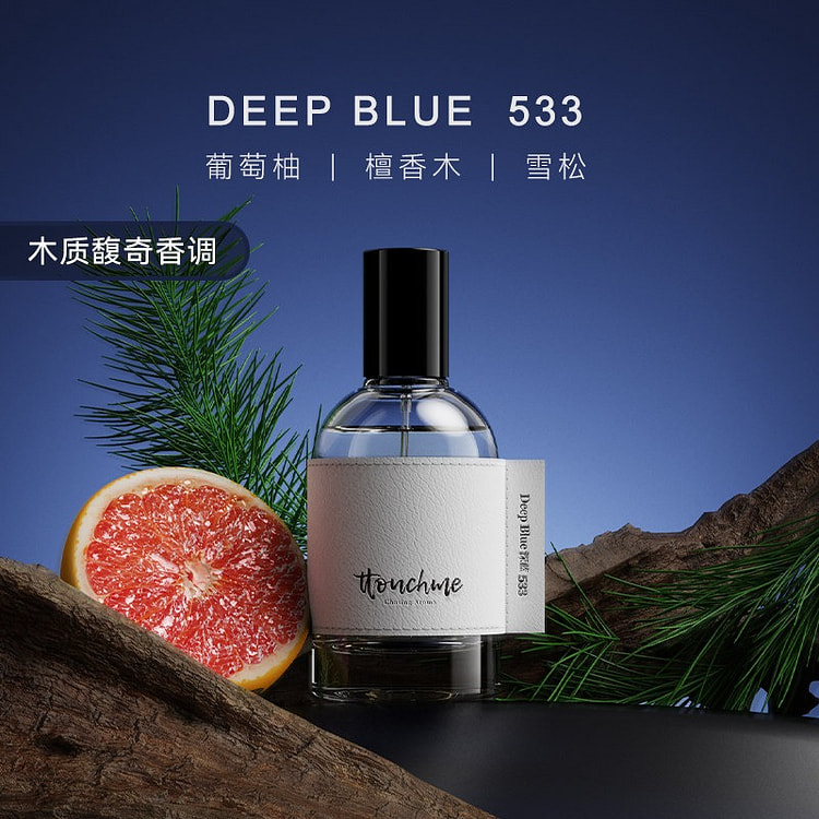 Minor fragrance for men and women, Deep Blue 533 50 ml