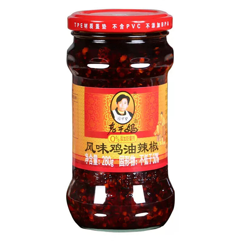 陶华碧老干妈辣椒酱 风味鸡油辣椒280g 贵州特产 280 克