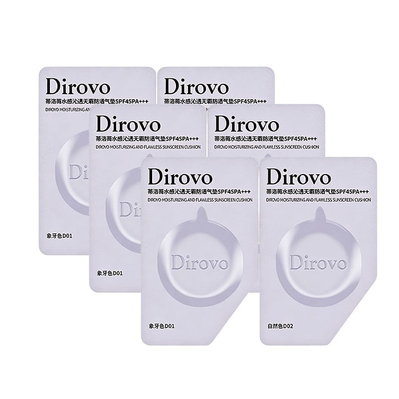 Dirovo Moisturizing Sunscreen Cushion Trial pack 6 pack