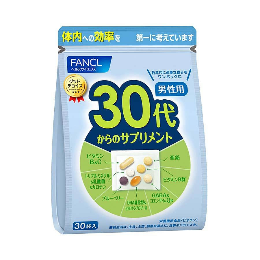 FANCL Age-Defying Vitamins 30Day for Men Aged 30 1 each
