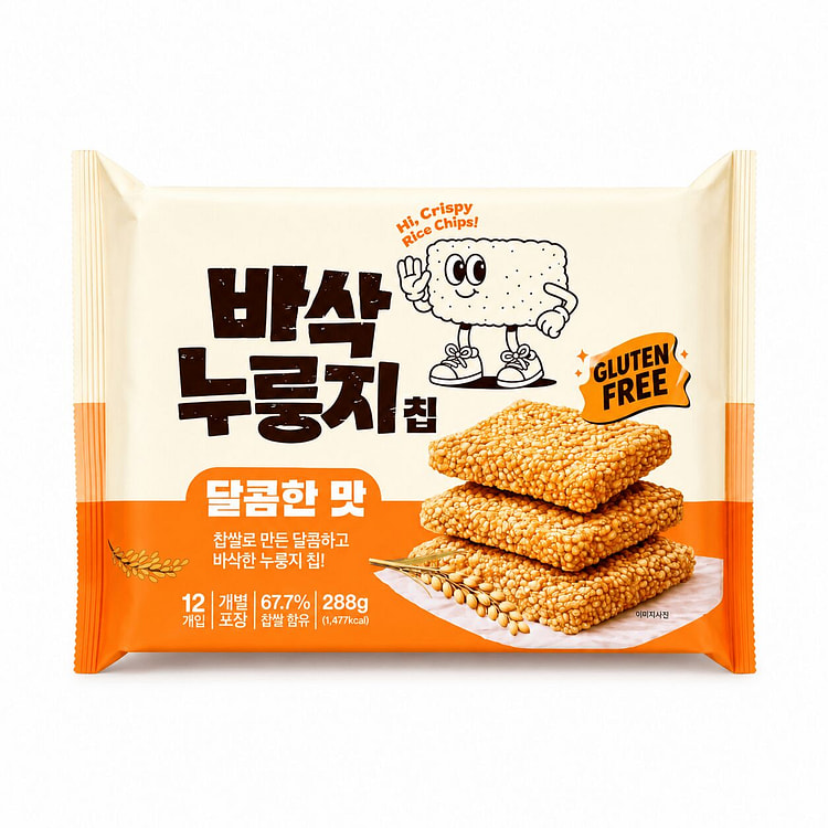酥脆锅巴米片，甜味，10.16盎司 1 份