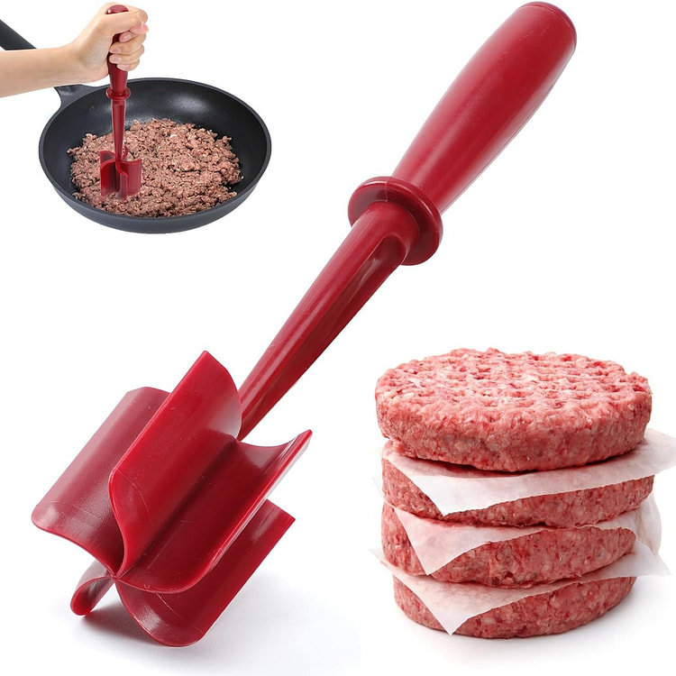 手动碎牛器绞肉机 - 耐热肉类捣碎机5刀片设计- 1 个