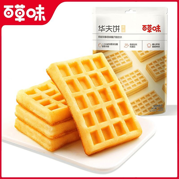 百草味华夫饼168g早餐食品 168 克