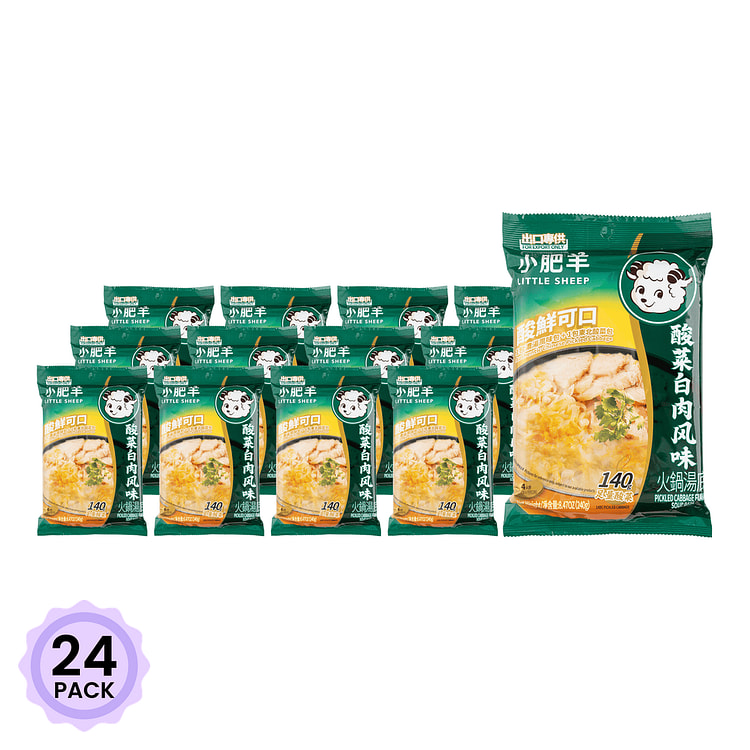 小肥羊酸菜白肉火锅底料 240 克*24 包