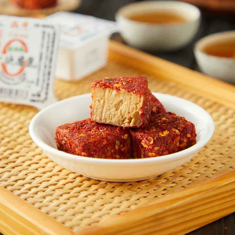 一块腐乳扬州特产香辣下饭霉豆腐独立小包装16.5g 66 克