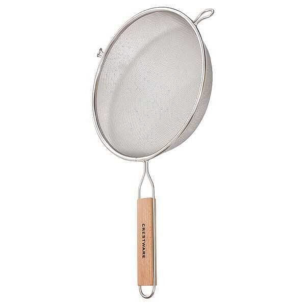 Mesh Strainer, 13 in. H, Fine Single Mesh 2 lb