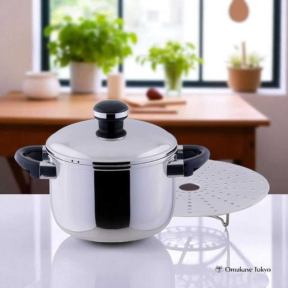 Jutoku Stew Pot and Steam Plate 22cm 1700 g