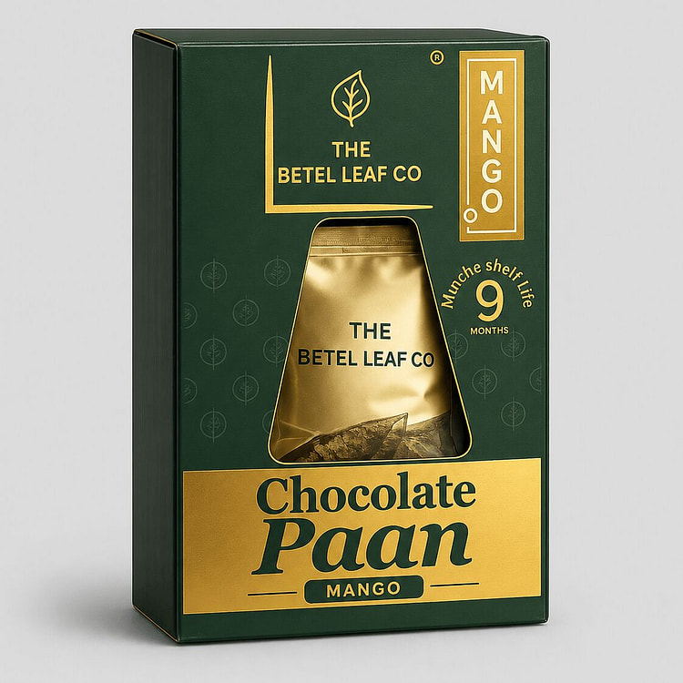The Betel Leaf Co. Paan Chocolate Triangle- MANGO 4.98 pack